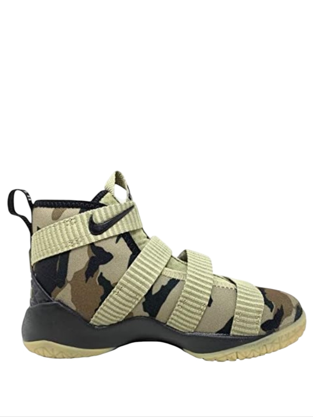 Nike Lebron Soldier XI 2017 Boys-Preschool basketball shoes in olive camouflage!